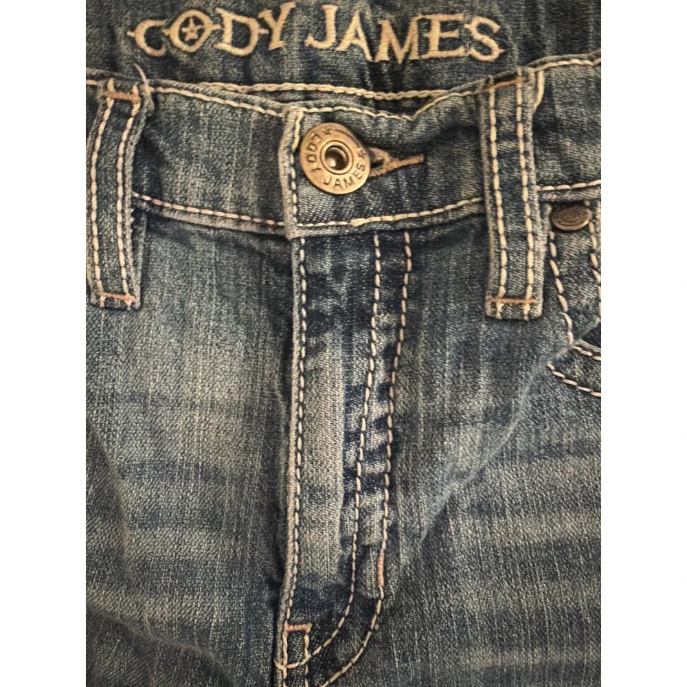Cody James Girls Straight Leg Western Denim Jeans Blue Size 16 RN138823